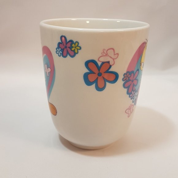 Set of 4 Vintage Warner Brothers Looney Tunes Tweetie Bird Mugs Teacups Gibson - Picture 11 of 16